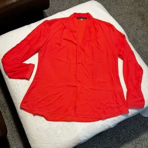 Large Rose and Olive blouse